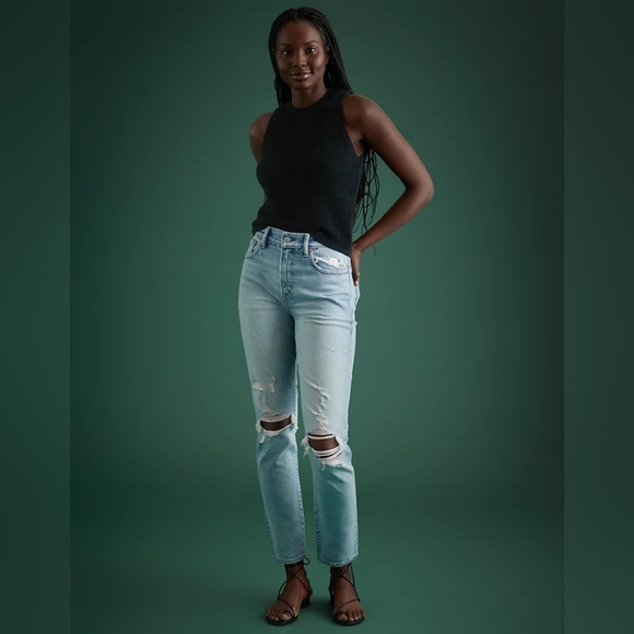 AE77 premium ripped Mom jeans - Picture 4 of 11